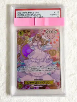 PSA10 Charlotte Pudding SP OP03-112 R Two Legends One Piece Card 2024 Japan F/S - Image 1
