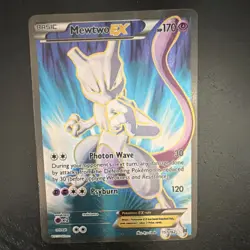 Pokemon Mewtwo EX Full Art Ultra Rare Holo Breakthrough 157/162 170 HP - Image 1