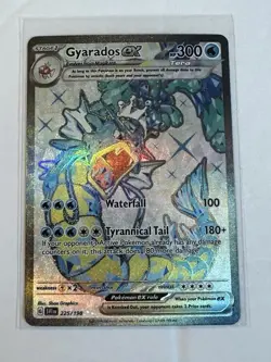 Gyarados EX 225/198 Full Art Holo Secret Rare Scarlet & Violet Pokemon Card - Image 1