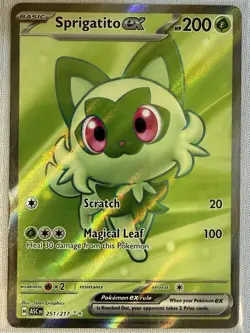 Sprigatito ex 251/217 Ultra Rare ME: Ascended Heroes Pokemon TCG NM - Image 1
