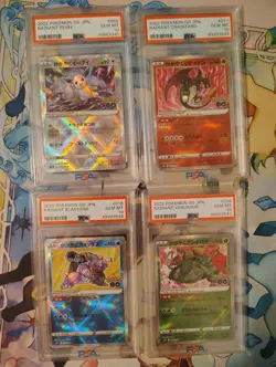 2022 Pokemon Go Jpn Radiant Charizard Blastoise Venusaur & Eevee Psa10 - Image 1
