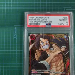 PSA10 Luffy ST10-006 SR 1st Anniversary Set One Piece Card 2024 Chinese Ver. JP - Image 5