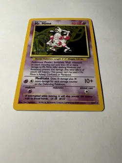 Mr. Mime Jungle 6/64 Holo Pokemon 1999 Wizards - Image 4