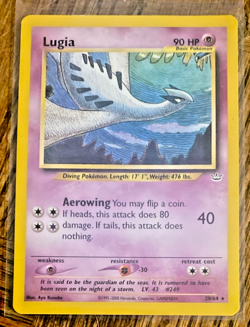 2001 POKEMON NEO REVELATION LUGIA CARD 20/64 BASIC 90 HP - Image 1