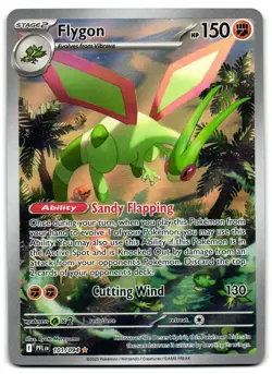 Flygon 101/094 - 🌊 Phantasmal Flames Illustration Rare Pokemon TCG 🖤 - NM - Image 1