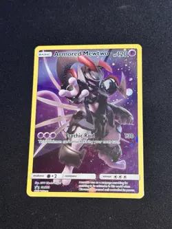 B6 Pokemon TCG Armored Mewtwo Holo Rare Black Star Promo Card SM228 - Image 1