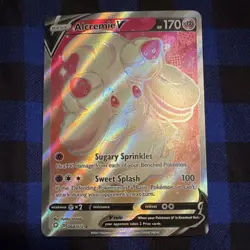 Pokemon TCG Alcremie V 064/072 Shining Fates Ultra Rare Full Art Holo 170 HP - Image 1
