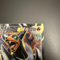 Pokemon M Houndoom Ex Breakthrough 154/162 DMG Holo READ DESCRIPTION BEFORE BID - Image 4