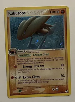 Pokemon - Kabutops 7/92 Reverse Holo, Legend Maker - Image 1