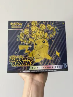 Pokemon TCG: Surging Sparks ETB (Elite Trainer Box) - New Sealed - IN HAND - Image 1