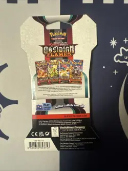 Pokemon TCG Scarlet & Violet Obsidian Flames Sleeved Booster Pack - Image 2