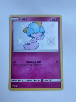 Pokemon TCG Ralts Hidden Fates SV34/SV94 Holo Shiny Holo Rare - Image 1