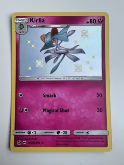Pokemon TCG Kirlia Hidden Fates SV35/SV94 Holo Shiny Holo Rare - Image 1
