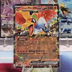 Ethan's Ho-Oh ex 026/217 Double Rare Holo ME: Ascended Heroes Pokemon NM/M - Image 1