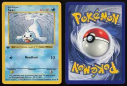 Seel 41/102 1st Edition Uncommon Base Set Shadowless Pokemon English NM - Image 3