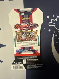 Pokemon TCG One Sleeved Booster Pack Scarlet and Violet Base Set - Image 2