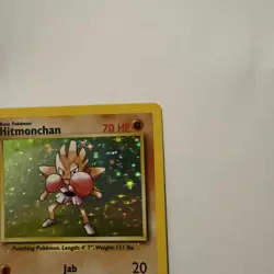 Hitmonchan 7/102 Holo Rare Pokemon Card Original Base Set WOTC 1999 TCG - Image 4