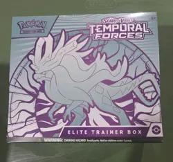 Pokemon TCG Scarlet & Violet—Temporal Forces Elite Trainer Box Factory Sealed - Image 1
