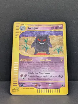 Gengar 013/165 Expedition Base Set Holo Rare Pokemon TCG Nintendo MP - Image 3