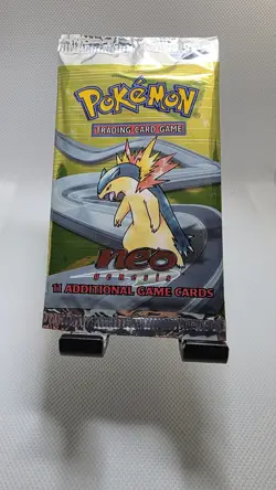 🔥🔥 Pokemon TCG Neo Genesis Unlimited Booster Pack 🔥🔥🐊 Feraligatr Artwork - Image 1