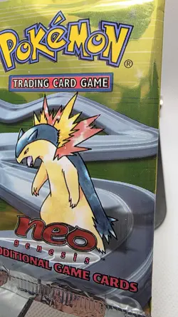 🔥🔥 Pokemon TCG Neo Genesis Unlimited Booster Pack 🔥🔥🐊 Feraligatr Artwork - Image 4