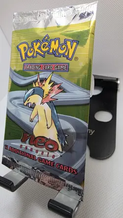 🔥🔥 Pokemon TCG Neo Genesis Unlimited Booster Pack 🔥🔥🐊 Feraligatr Artwork - Image 5