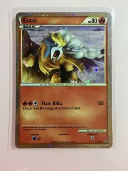Entei HGSS20 HGSS Black Star Promos HeartGold SoulSilver Holo RARE Pokemon MP - Image 1