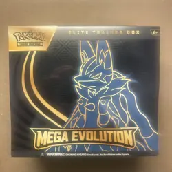 MEGA EVOLUTION LUCARIO Elite Trainer Box ETB Pokemon New Factory Sealed TCG - Image 1