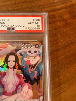 PSA10 Boa Hancock P-066 Promotion Pack Ex. Vol. 2 One Piece Card 2025 Japan - Image 4