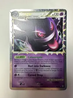 Pokemon Gengar (Prime) HGSS Triumphant Holo Ultra Rare TCG 94/102 - Image 3