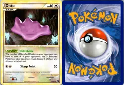 DITTO 17/102 RARE HGSS TRIUMPHANT POKEMON NM/M - Image 3