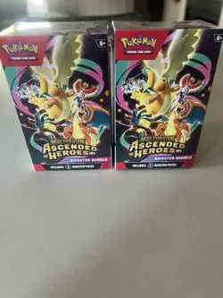 Pokemon Mega Evolution—Ascended Heroes Booster Bundle Box lot of 2 - Image 1