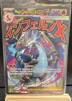 Pokemon Mega Charizard X EX Holo Promo 023 Me: Mega Evolution 360 HP English - Image 1