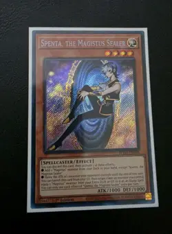 Spenta, the Magistus Sealer BPRO-EN098 Secret Rare 1st Edition NM Yugioh - Image 1