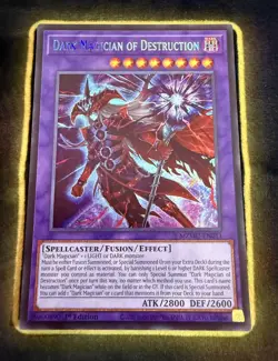 Yu-Gi-Oh! TCG Dark Magician of Destruction Maze of Muertos MZMU-EN011 1st Ed NM - Image 1