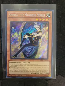 Spenta, the Magistus Sealer - BPRO-EN098 - Secret Rare YuGiOh - Image 1