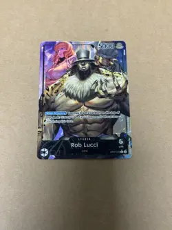 One Piece OP07-079 Rob Lucci Parallel Foil Leader - 500 Years in the Future Card - Image 1