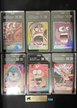 TAG GEM MINT 10 Complete Set ONE PIECE BASE SHOP Limited Card Collection vol.1 - Image 1
