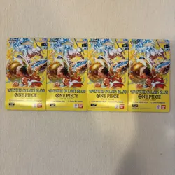 One Piece TCG OP15-EB04 - Sleeved Booster Packs (Lot Of 4) New & Sealed - Image 1