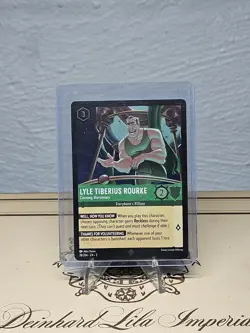 LYLE TIBERIUS ROURKE Super Rare Foil 78/204 2023 Disney Lorcana - Image 1