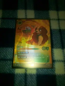 Lady- Decisive Dog - 205/204- ENCHANTED- Reign of Jafar Disney Lorcana Enchanted - Image 1