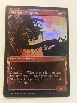 Skyclave Geopede 301 (U) (FOIL) Showcase MTG Zendikar Rising - Image 1