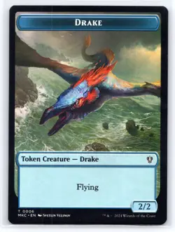 MTG Drake // Cat Double-Sided Token T Commander: Murders at Karlov Manor NM - Image 1