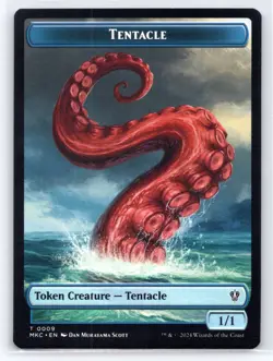 MTG Tentacle // Koma's Coil Double-Sided Token T Commander: Murders at Karlov Ma - Image 1