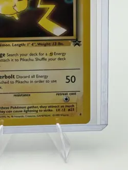 1999 Pokemon Pikachu Kids WB Promo #4 - The First Movie Edition - Image 5