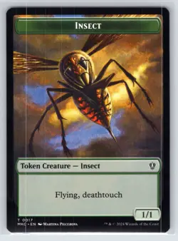MTG Clue // Insect (0017) Double-Sided Token T Commander: Murders at Karlov Mano - Image 2