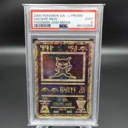 2000 Pokemon Game Promo Ancient Mew Pokemon 2000 Movie PSA 9 Mint - Image 1