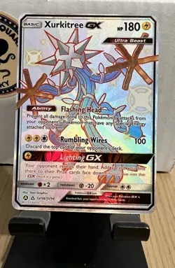 Xurkitree GX SV58/SV94 Shiny GX Rare Hidden Fates Shiny Vault Pokemon Holo NM - Image 1