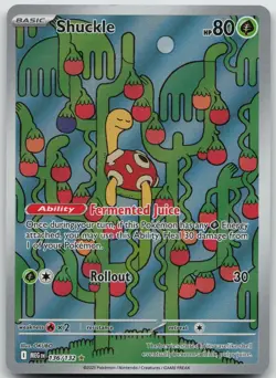Shuckle 136/132 Illustration Rare Mega Evolution Pokemon NM/M - Image 1