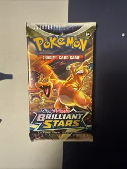 Pokemon TCG Brilliant Stars Booster Pack Factory Sealed - Image 1